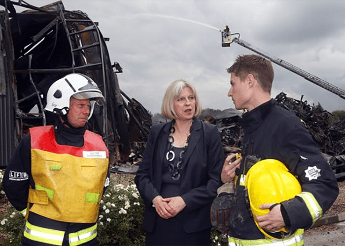 UK GOVERNMENT ANNOUNCES SHAKE UP OF FIRE SERVICES