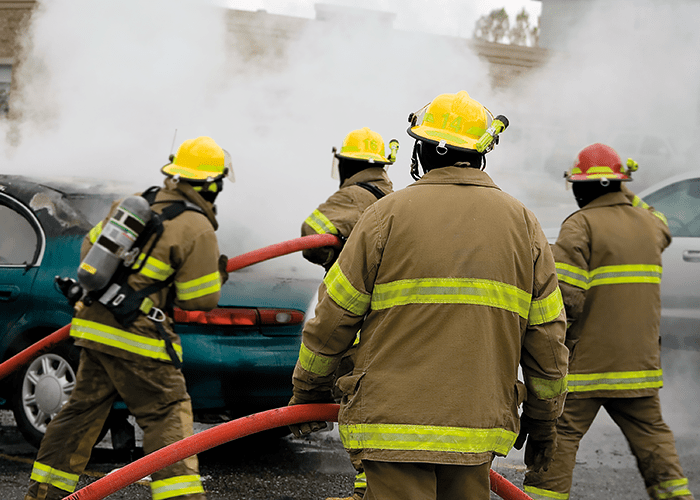 A firefighter’s energy usage increases by up to 15 percent when wearing fire kit.