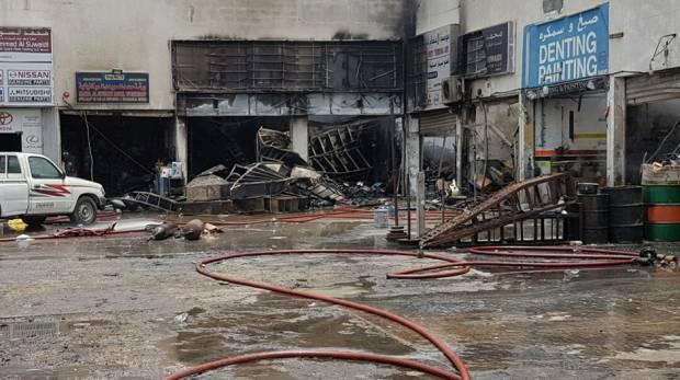 Fire at UM AL Ramool 2