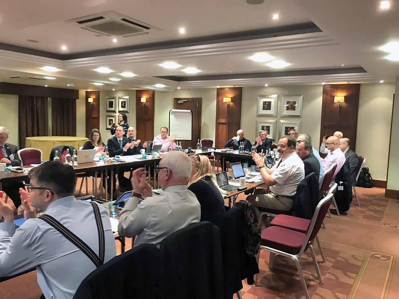 The IFE Board of Directors and International General Assembly meeting, held in Stratford-upon-Avon, UK in March.