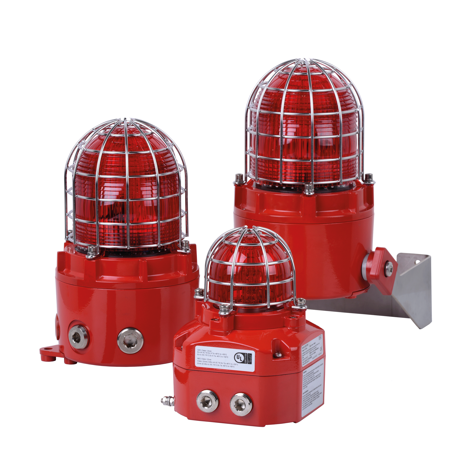 E2S D1xB2 and D2xB1 beacons, up to 1,250 effective Candela measured light output.