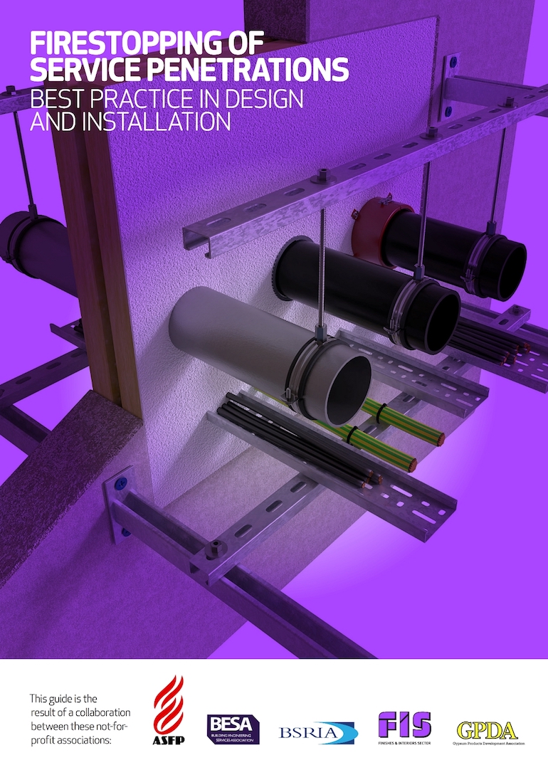 Firestopping of Service Penetrations Guide. (Image copyright: ASFP)