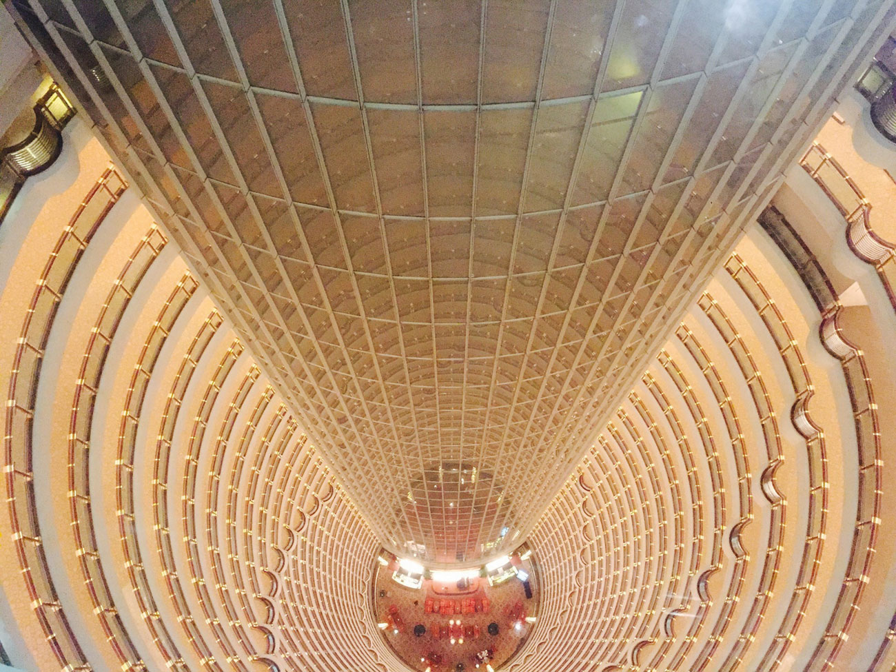 At 88 stories, Jin Mao Tower in Shanghai, China is 420.5m tall.