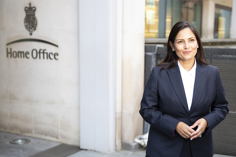 Priti Patel, Home Secretary.