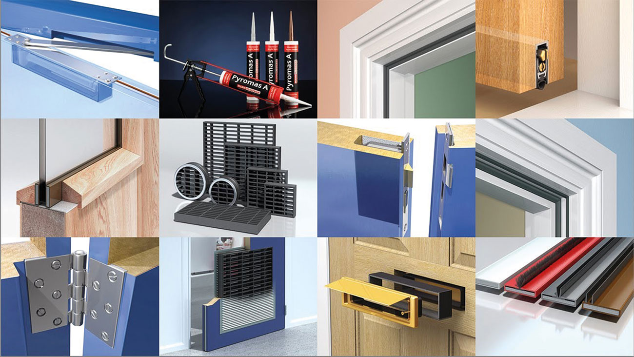 Intumescent fire-rated products are often not visible but provide a vital role in the performance of a fire door should the worst happen.