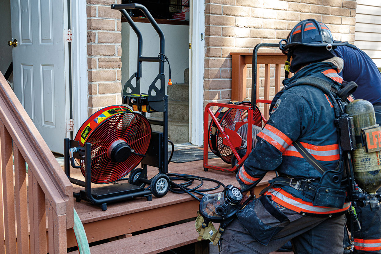 Battery-powered fans are finding their place in the ventilation world.