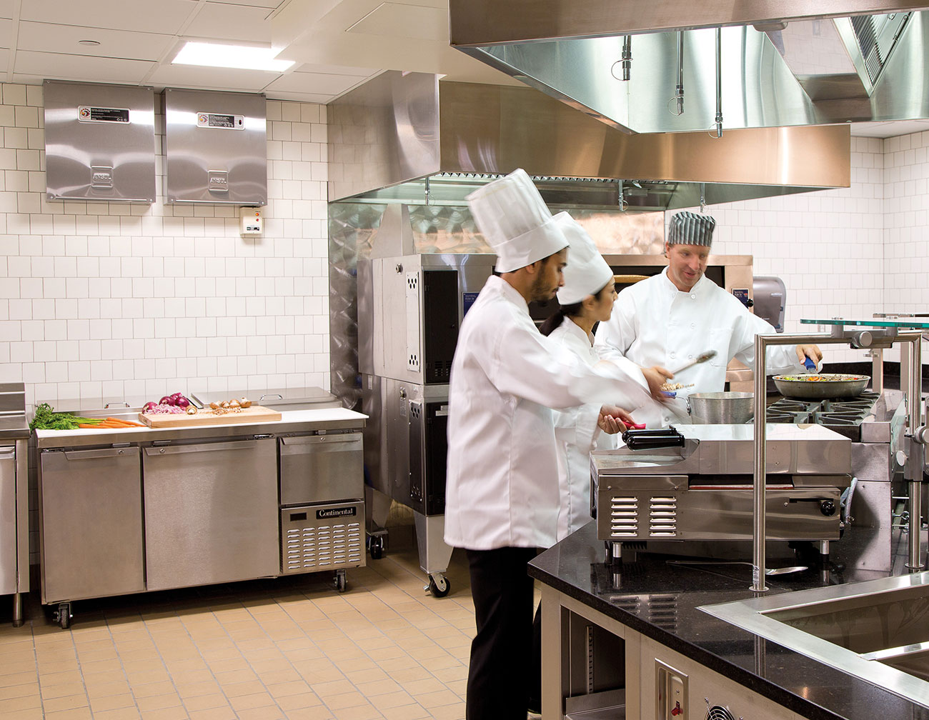 ANSUL PIRANHA Dual Agent Restaurant Fire Suppression System outperforms all conventional single-agent systems.