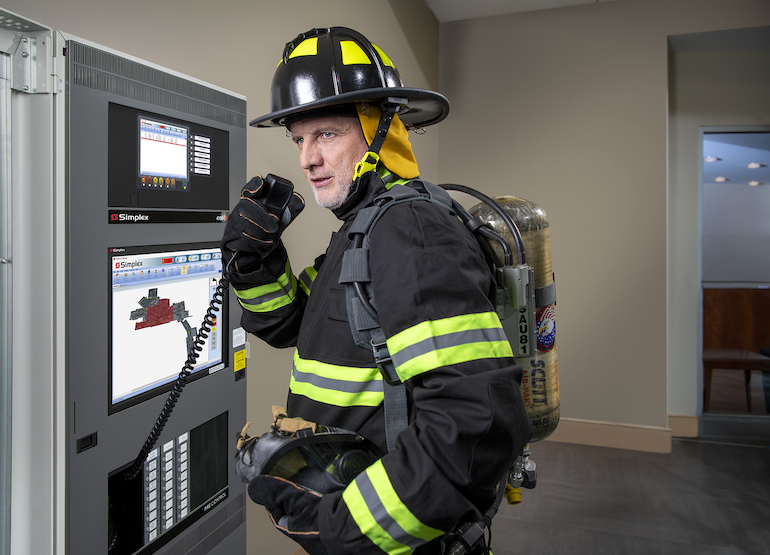 Simplex ES Net now allows in-building emergency audio and firefighter telephone communication to be sent digitally over the life-safety data network. (Johnson Controls)