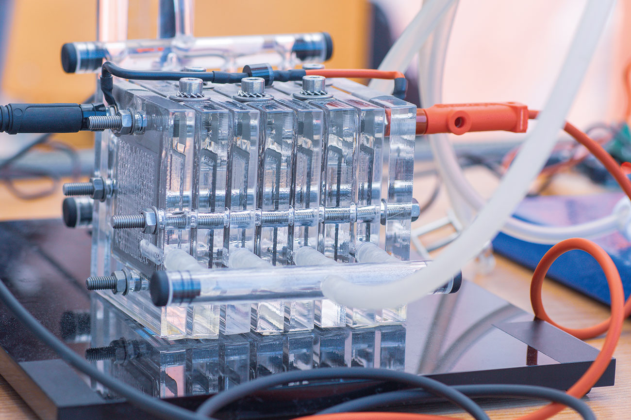 Fuel cell. Images supplied by Author / Contributor