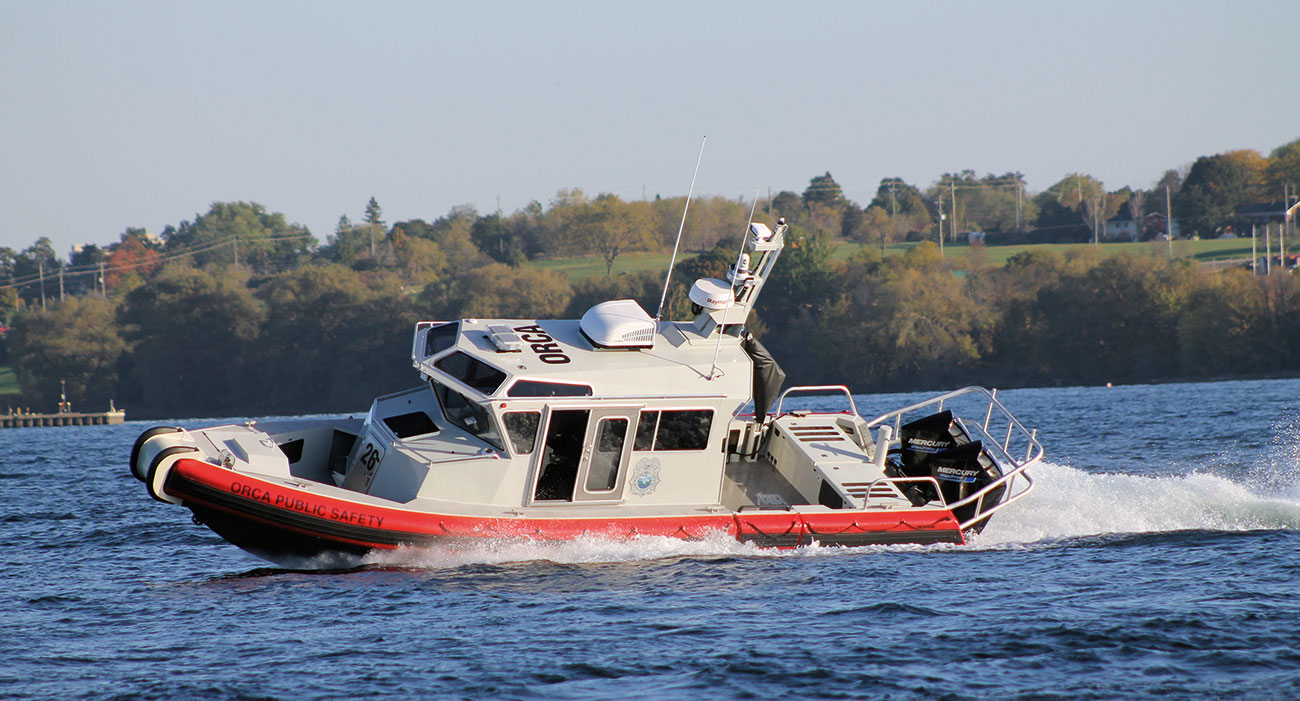 The Fire Interceptor with all the added weight of the fire pump, piping and lots of associated gear, crew and the fuel, needs as little hull resistance as a designer can provide. Images supplied by Author / Contributor