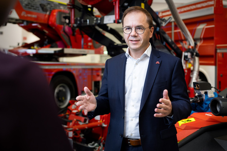 Thomas Hilse, President Magirus. (Magirus)