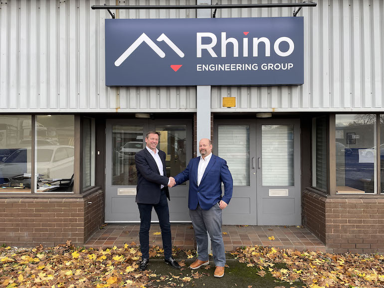 Mark Jewers (left) and Stuart Lawrence. (Rhino Doors)