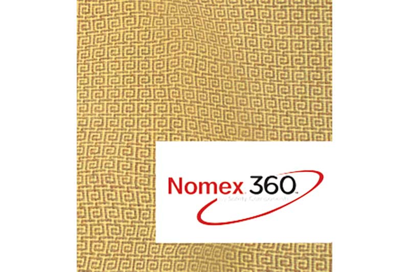 Close up shot of Nomex® 360™ fabric.