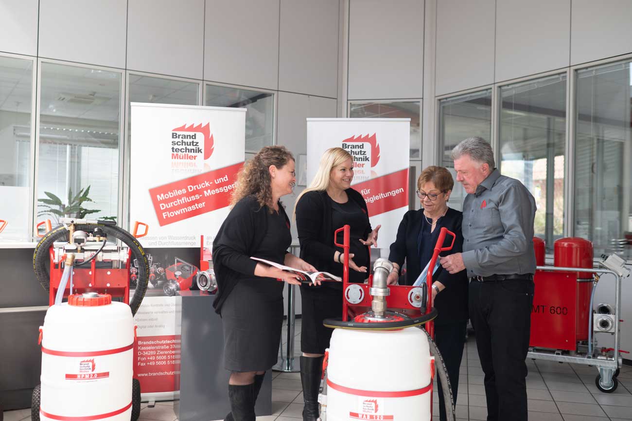 The company founders Herbert and Ingrid Müller have handed over the company to Nadine Müller.