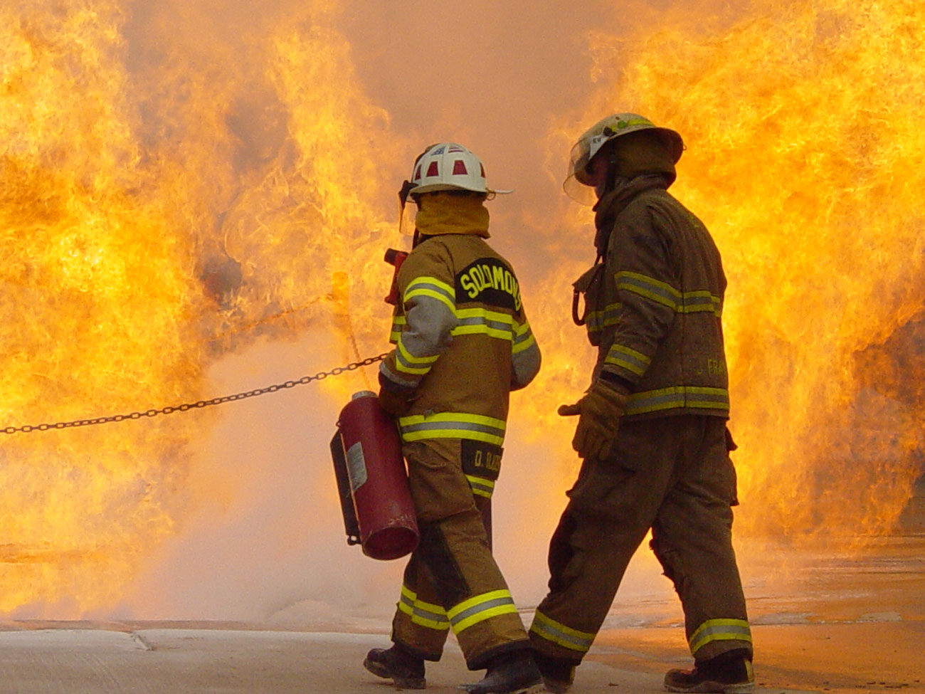 Structural TOG used in industrial setting – LNG firefighting.