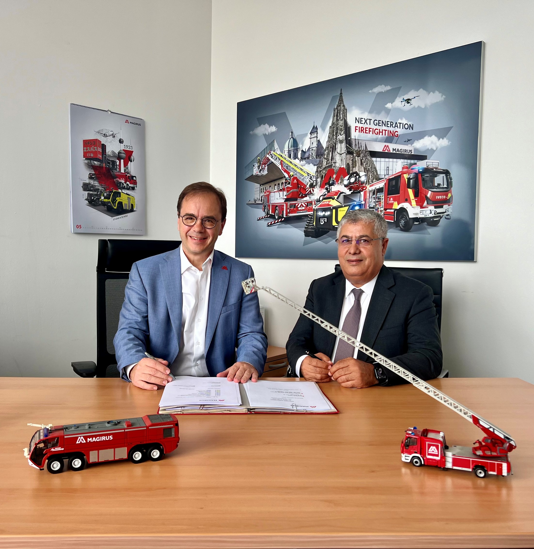 Thomas Hilse, CEO Magirus, and Musa Ertunc, Chairman of the Board & Owner KARBA